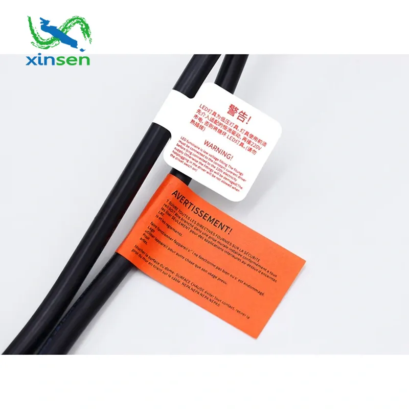 Nhãn dây nguồn chống trượt