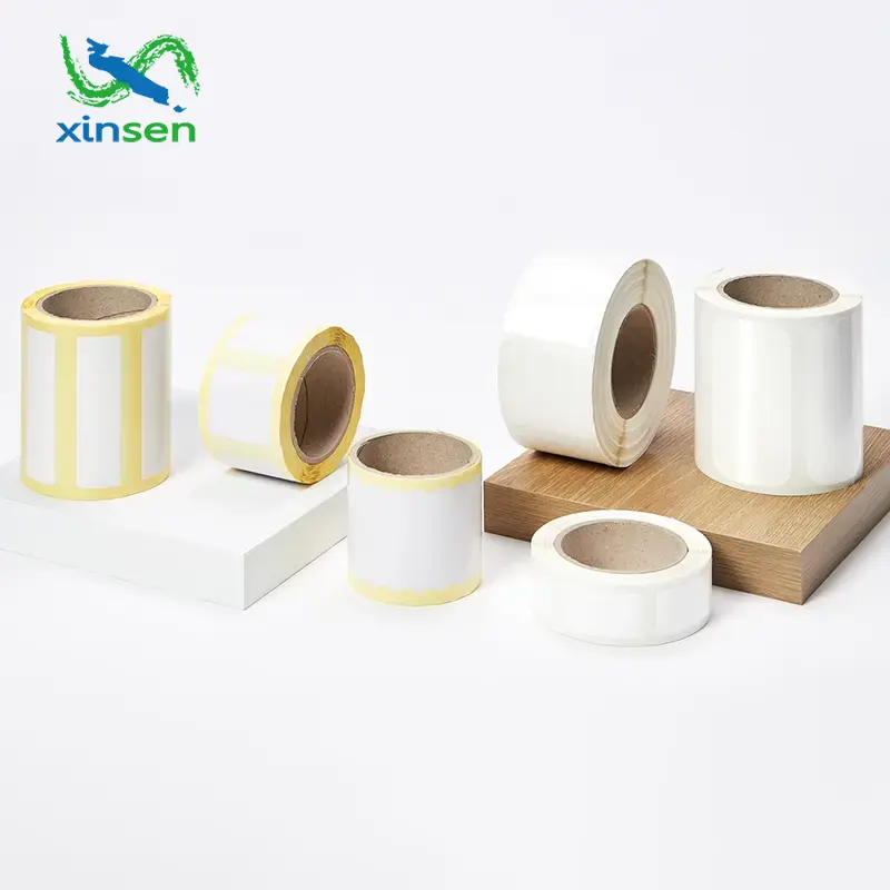 Nhãn giấy trắng