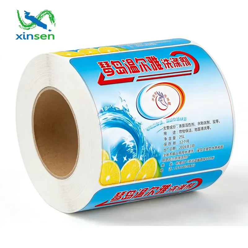 Nhãn chống nước xà phòng rửa chén