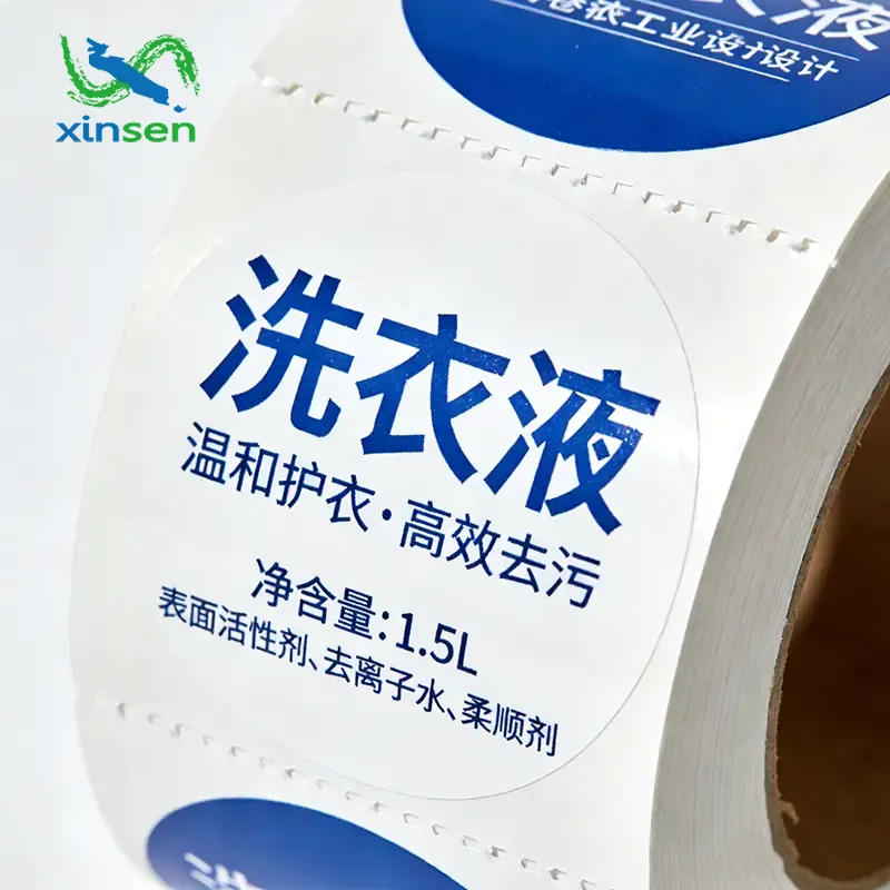 Nhãn chống nước bột giặt