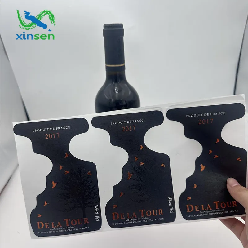 Nhãn chai rượu giấy