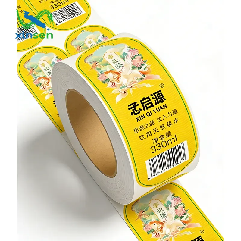 Nhãn chai nước giải khát không thấm nước